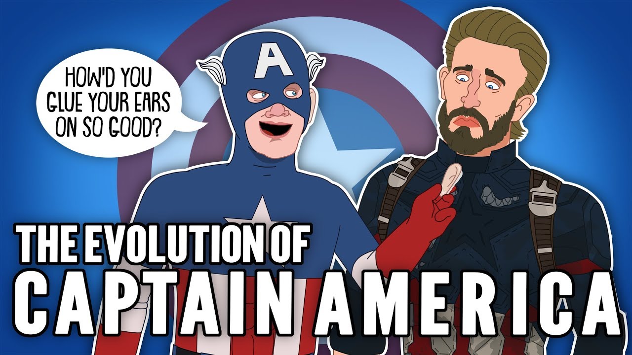 The Evolution of Captain America (Animated)