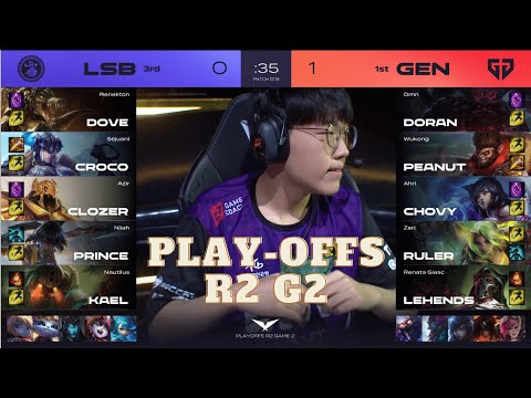 GenG vs LSB - Game 2 | Round 2 Playoffs LCK Summer 2022 | GenG vs Liiv SANDBOX G2 | #lck  #lol