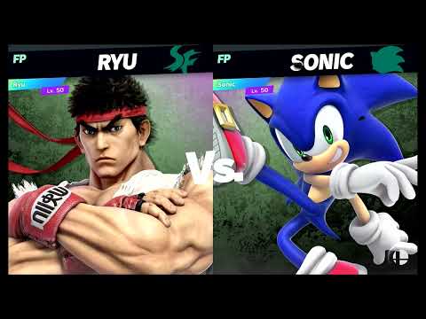 Super Smash Bros Ultimate Amiibo Fights – 3pm Poll Ryu vs Sonic
