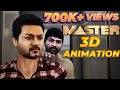 Master | Thalapathy opening scene | 3D animation | master fight scene | show hall