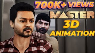 Master  Thalapathy opening scene  3D animation  ma