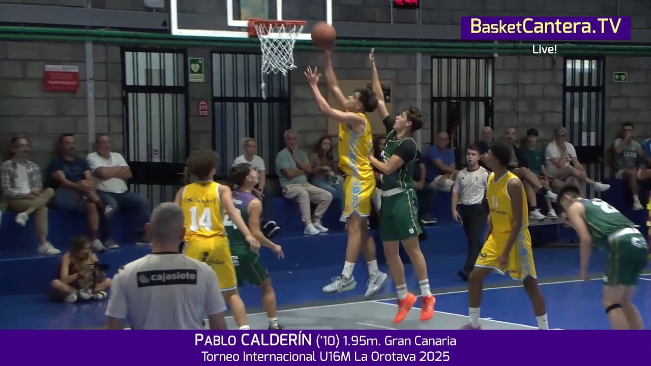 PABLO CALDERÍN ('10) 1.95m. Gran Canaria.- Torneo Internacional U16M Villa de La Orotava 2025