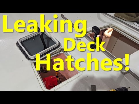 Resealing Deck Hatches + Gaskets