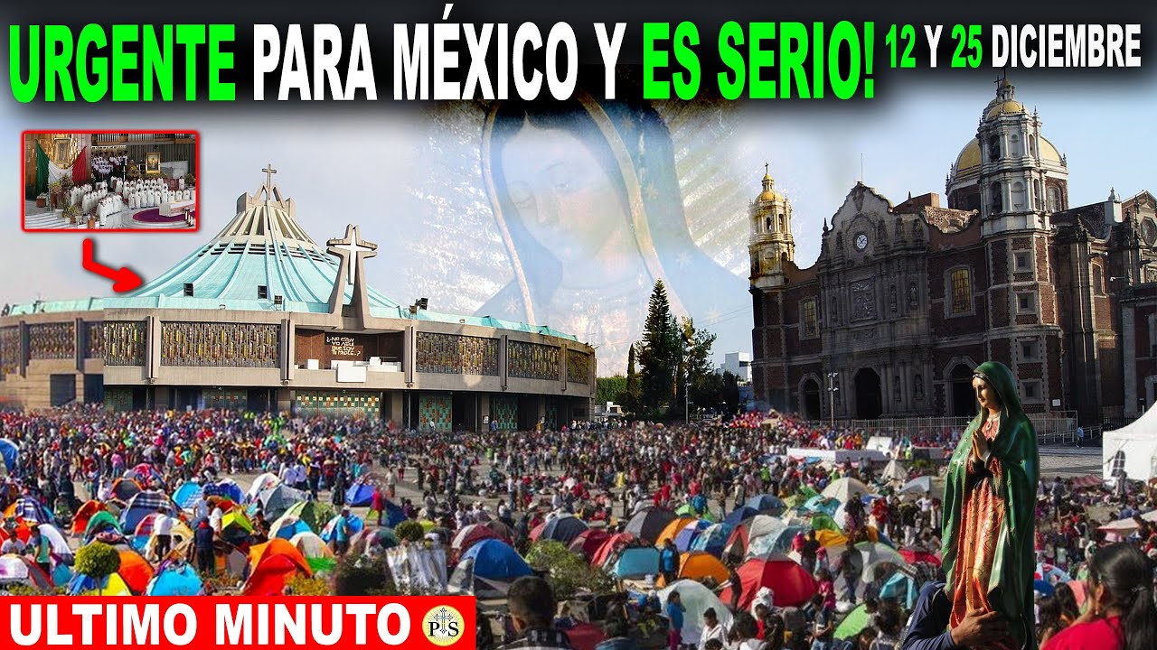 URGENTE PARA MÉXICO y ES SERIO! LO QUE PIDIERON a LOS PIES DE LA GUADALUPANA para sus FIESTAS!