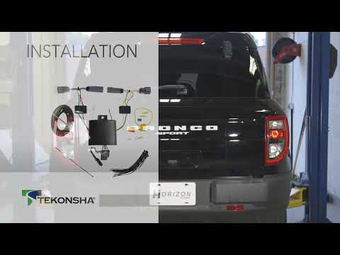 Ford Bronco Sport - Trailer Wiring Installation - Tekonsha T-one Wiring Harness - 118836