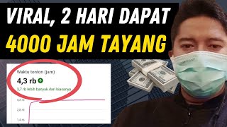Download lagu VIRAL‼️2 Days Reach 4000 Hours of Watch Time Without DJ Music and Dangdut Music mp3