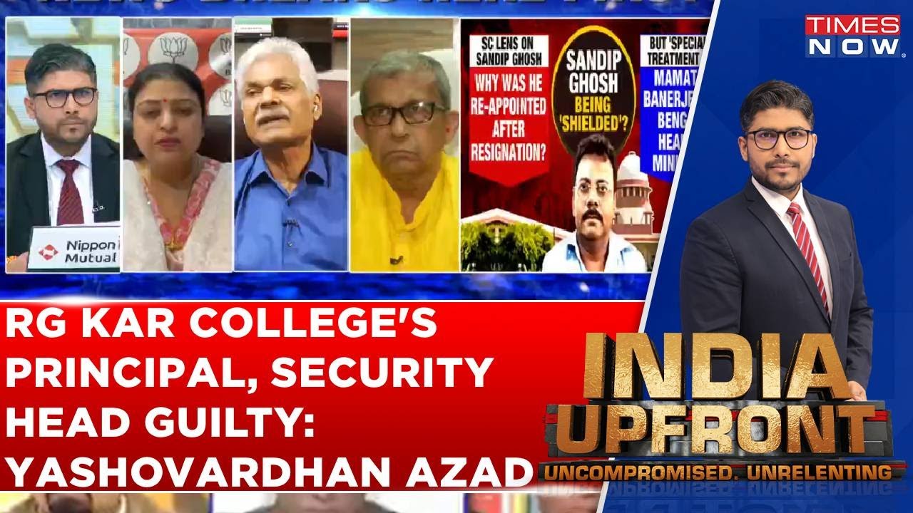 RG KAR College's Principal, Head Of Security unquestionably Very Guilty, Says Yashovardhan Azad