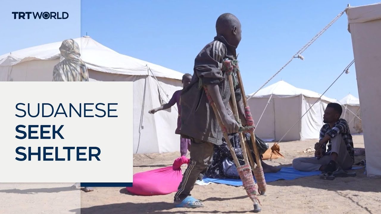 Sudanese civilians flee RSF wounded and exhausted