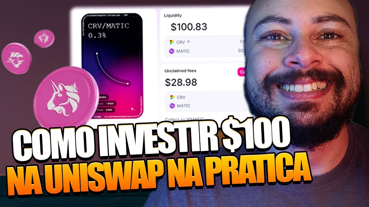 Investindo $100 na Prática - Uniswap V3 - Lucro Defi