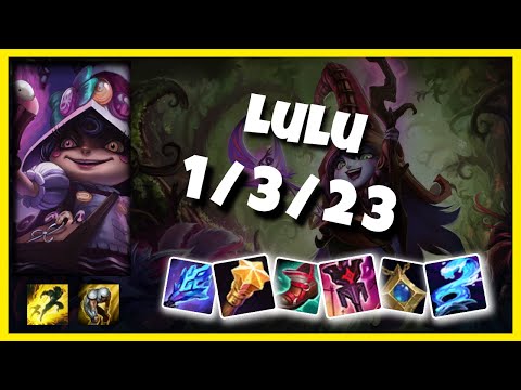 Lulu vs Nami EU Challenger SUPPORT (1/3/23) Gameplay Replay - Patch 10.24