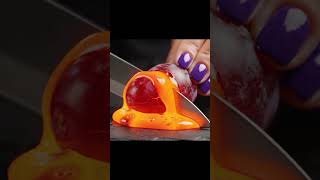 【ASMR】Cutting Lava Fruit. #relaxing #satisfying #ai #aivideo #aiasmr