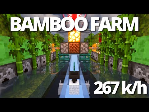 Lag Friendly Bamboo Farm Using Bonemeal |  267k - 1 Million/h (Tutorial 1.21.9)