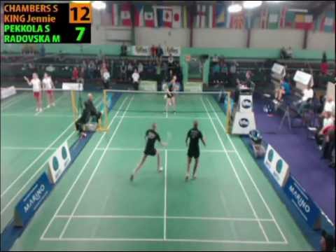 Fyffes Irish Future Series - Ladies Doubles SF, Set 1 (Chambers & King v Pekkola & Radpovska)