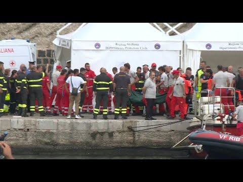 Body brought ashore in Sicily yacht wreck search operation | AFP