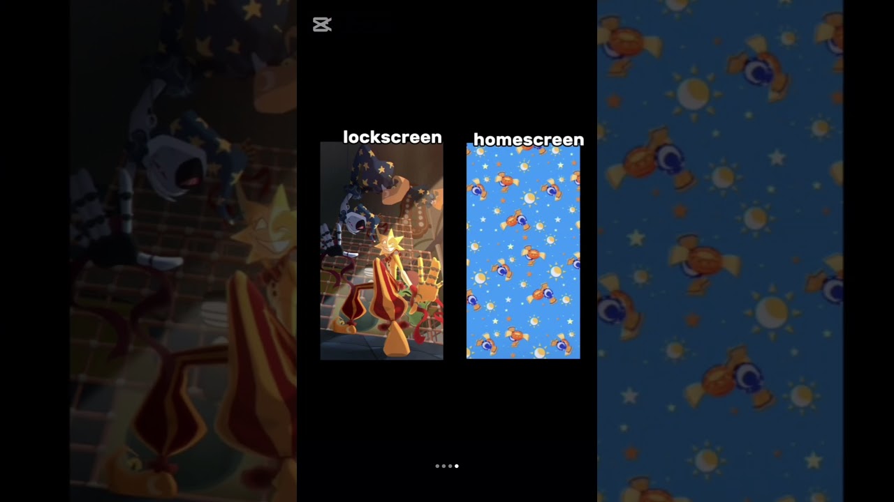 Fnaf lockscreen/homescreen wallpaper sun and moon ;) // #fnaf  #wallpapers #sun #moon