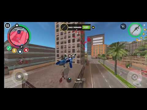 Rope Hero Destroyed The Biggest Helicopter In Vice Town 😎