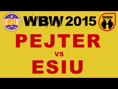 Video thumbnail for Eliminacje 2015: Pejter vs. Esiu