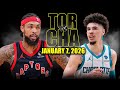 Toronto Raptors Vs Charlotte Hornets Full Game Highlights January 7 2026 NBA Season