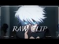 Satoru Gojo Raw Clips For Editing ALL SCENES Jujutsu Kaisen