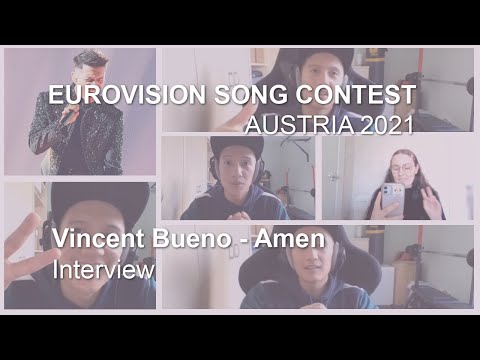 Austria's Vincent Bueno in a comfortable conversation about Eurovision, musicals and life in general