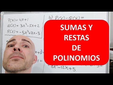 SUMAS Y RESTAS DE POLINOMIOS. EJERCICIOS