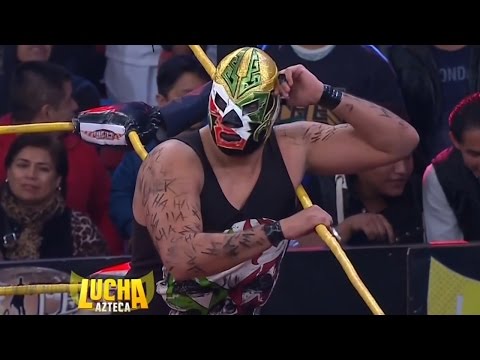 BANDIDO, ZUMBI, GOLDEN MAGIC vs Hijo WAGNER, Hijo DOS CARAS, KARONTE Lucha Azteca 29/Oct/2016