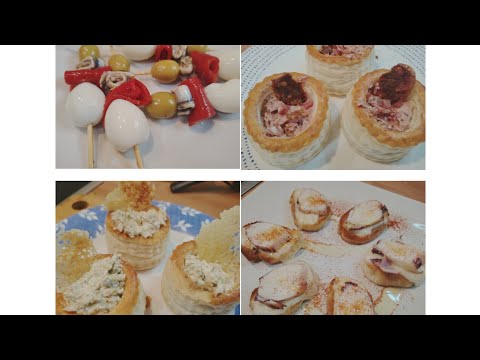 ESPECIAL FIN DE AÑO, CANAPÉS.