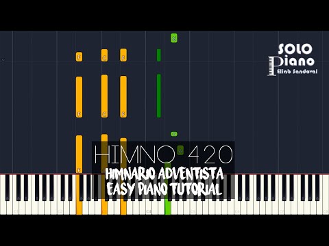 HIMNO 420 - Nunca desmayes | Easy Piano Tutorial + Partitura