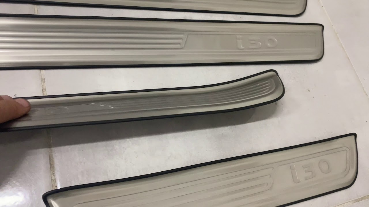 Hyundai I-30 2007-2011 рр. Накладки на пороги Libao (4 шт, нерж) Video 1