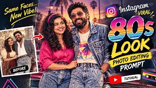 80s Look photo Editting | Instagram viral 80s look photo Editting prom