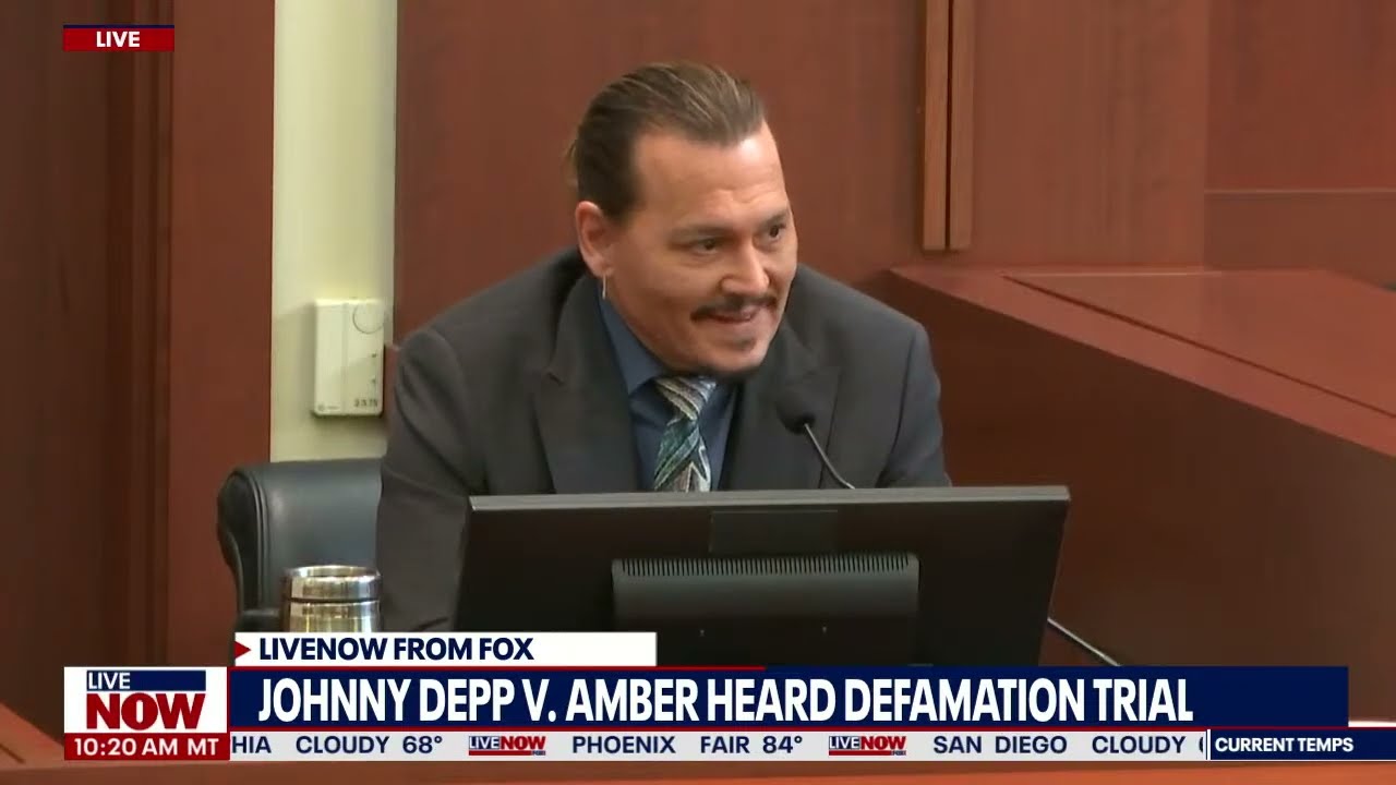 Johnny Depp fires back at Amber Heard lawyer's objection, jokes he has Tourette's