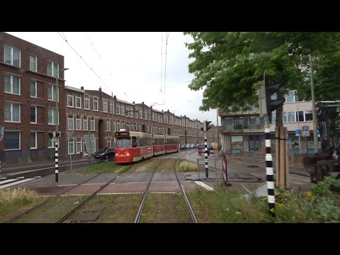 Trajectvideo vanuit de HTM BN GTL8 3080 | Den Haag Leyenburg - Leidschendam Noord v.v. | tram 6 | 21