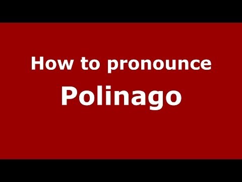 How to pronounce Polinago (Italian/Italy) - PronounceNames.com