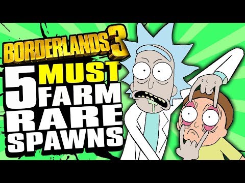 Top 5 MUST Farm Rare Spawns / Rare legendaries in Borderlands 3