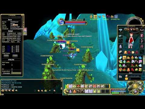 Insanity Flyff E144 - Checking out TasteMyArrow's Equipment and Cove run