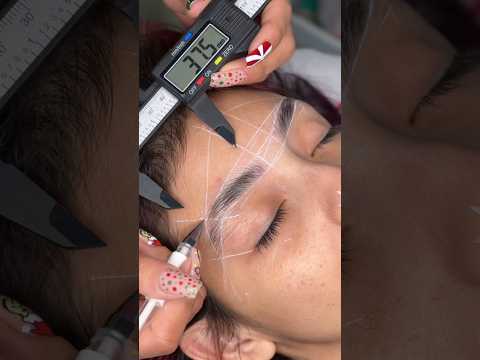 eyebrow mapping to perfection! #eyebrows #browshaping #beautytips