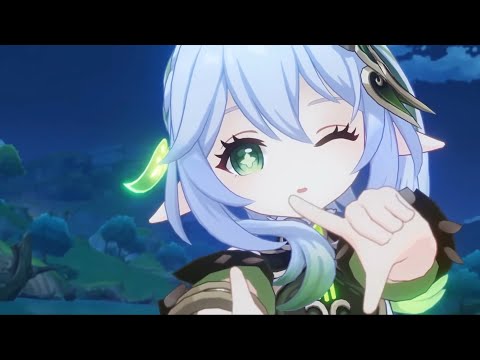 Nahida Gameplay and Theme Music from the Official Genshin 3.2 Livestream Special Program