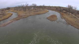 preview picture of video '12-Mile Dam & Fish Bypass Channel, Miles City, Montana'
