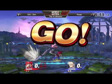 Midwest Mayhem 7 Top 32 Winners: E2C l Dan (Mario) vs. Ryuga (Corrin)