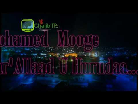 Maxamed Mooge Libaan Dar Allaad u huruddaa with Lyrics