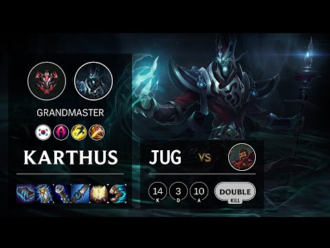 Karthus Jungle vs Graves - KR Grandmaster Patch 10.20