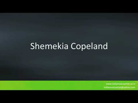 How to pronounce "Shemekia Copeland".