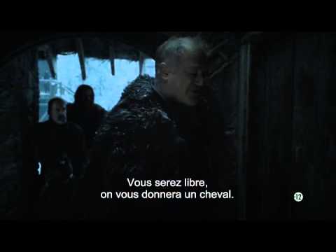 Game of Thrones - Davos Seaworth and Alliser Thorne negociate (VOSTFR)