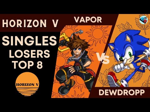 VaporeyeZ (Sora) vs. Dewdropp (Sonic) - Loser's Top 8 - Horizon V: Chilly Daze