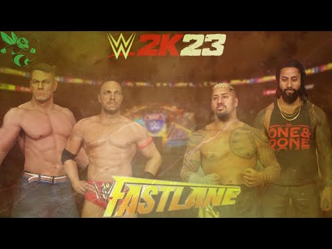 Cj prince gaming playing Wwe 2k23(John cena and la knight vs solo sikoa and jimmy uso)