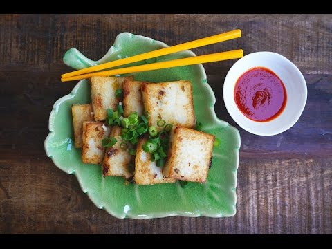 Pan Fried Radish Cake