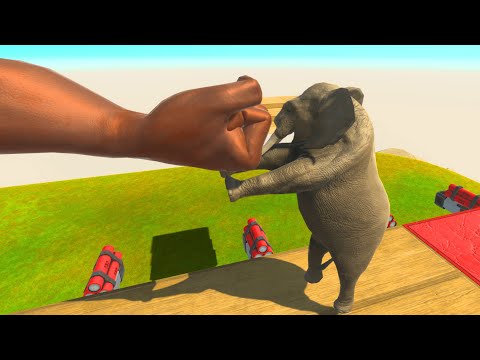 TNT PUNCH VS ANIMALS - Animal Revolt Battle Simulator
