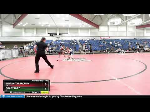 100 Lbs Round 3 - Javaan Yarbrough, OH Vs Brady Byrd, IN F70d