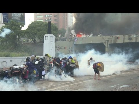 Disturbios en una nueva jornada de protestas en Venezuela