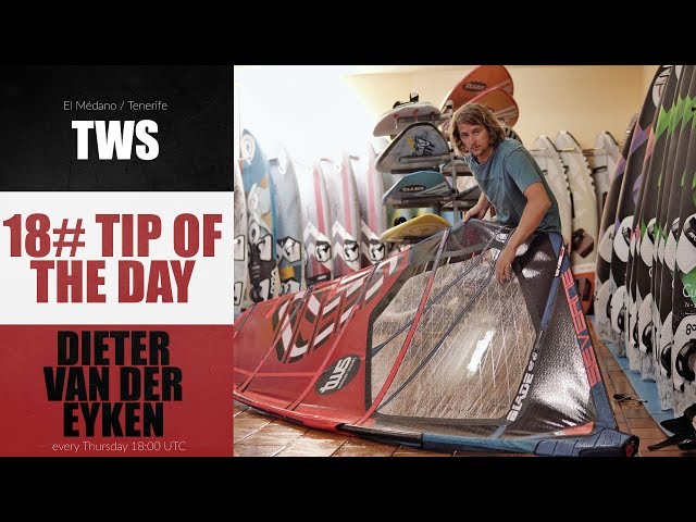 18# TIP OF THE DAY - Dieter Van Der Eyken - tape to protect the sail